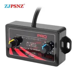 에어혼 화물차 크락션 제어용 컨트롤러 자동차 스피커 자동 음악 달팽이 제어 장치 12V-24V 25 톤