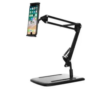 스마트폰 거치대 다용도 관절형 스탠드 탁상용 거치대 책상용 안정적 금속 스크래치방지 360도 알루미늄