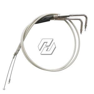 할리 데이비슨 SPORTSTER XL1200 883 DYNA ROAD KING ELECTRA 오토바이 제직 강철 와이어 스로틀 케이블