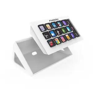 15키 LCD 스트림덱 비주얼 매크로 키보드 영상편집 컨트롤러 몬스타덱 미라박스