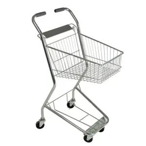 마트 바구니 카트 바퀴달린 핑크 담다 슈퍼마켓 접이식