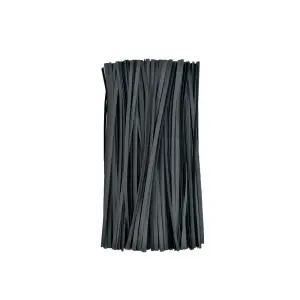 kimspp 프리미엄 블랙 종이빵끈(20cm) 약1000개입 봉지끈 포장끈 검정종이끈