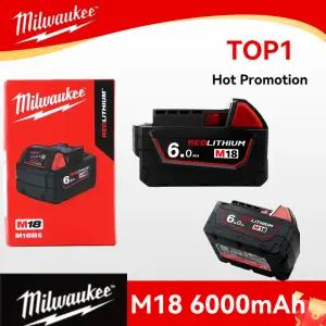밀워키 정품 배터리 M18 5.0AH 6.0AH 공장 직판가 M18B6 M18B5 전동 공구와 호환 가능