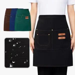 허리앞치마 카페 에이프런 작업용 무지 심플 베이직 방수 유니폼 하프앞치마 바리스타