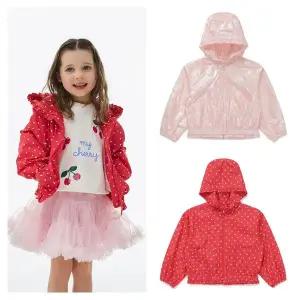 [래핑차일드](마산점) 26SS 아동 도트 프릴 바람막이 (86129-110-70)