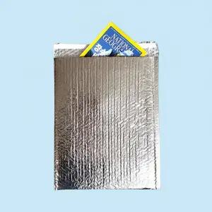 은박 보냉 보온 택배 봉투 에어캡 뽁뽁이 안전 포장재 22x30cm 25매