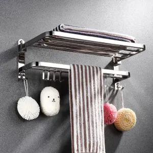 무타공 설치간편 수건걸이 욕실 화장실 수납선반
