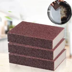 그릇 스텐 찌든 때 제거 탄냄비 주방 사포 수세미 10P 스테인레스수세미