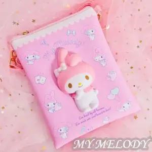 산리오캐릭터 귀욤귀욤 스퀴시 폰크로스백-마이멜로디 (252441) 핸드폰가방