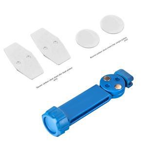 내구성이 뛰어난 강철 자전거 브레이크 패드 스프레더 도구 360 ° 회전식 오일 디스크 피스톤 리셋 유압