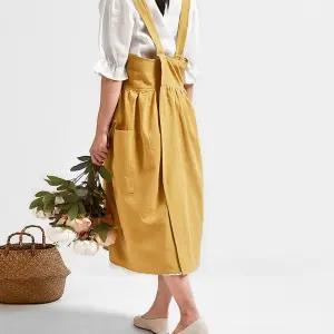 린넨 베이직공방 유치원 카페 원피스 앞치마