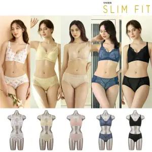 비비안 슬림핏 브라팬티 플라워 패키지 5+5
