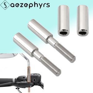 바이크 오토바이 516 백미러 스템 더 긴 연장 어댑터 키트 할리 투어링 스포츠스터 아이언 883 1200 소프테