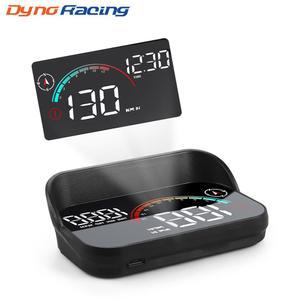 GPS HUD M22 차량용 스마트 유니버설 디지털 속도계 MPH Kmh 헤드업 디스플레이 대형 글꼴 프로젝터 전면 유리에 표시 과속 경고