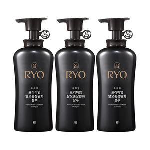 려 초의방 프리미엄 탈모증상완화 샴푸 490ml, 3개