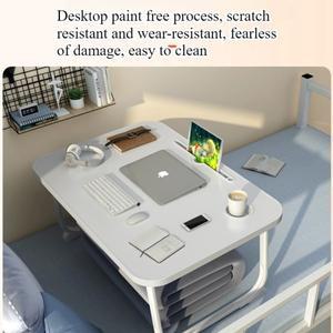 침대 책상 접이식 작은 테이블 컴퓨터 게으른 학생 기숙사 공부 숙제하기 침실 바닥에 앉아서