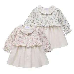 [그린베베] 영유아 봄가을용_블랑 원피스/아기원피스/아기옷/외출복/신생아/여아/돌복/백일촬영/상하세트/하객룩/KC인증/국내생산