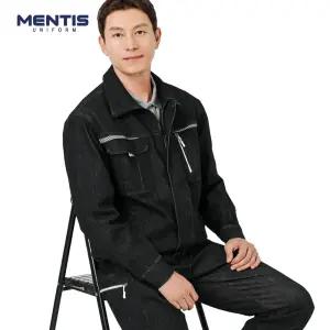 멘티스 MT-850 춘추 작업복 상의 하의 데님 근무복
