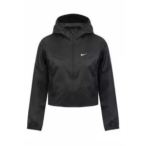 나이키 NSW 윈드러너 루즈 우븐 크롭 여성 바람막이 후드 자켓 점퍼 블랙 러닝 HJ1183-010