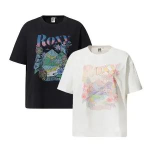 [록시](센텀시티점)여성 세미 오버핏 래쉬가드 겸용 반팔 티셔츠 LINEUP RASH SS (RG21RE508)