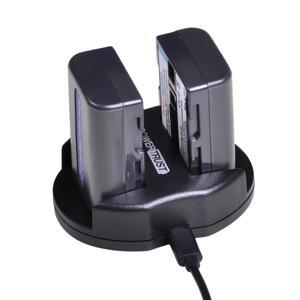 소니 NP-FM50 및 M 타입 시리즈 카메라용 배터리 충전기 2개