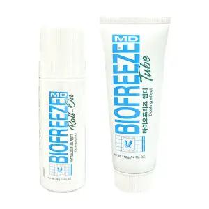 바이오프리즈 엠디 MD 3온즈 4온즈 스포츠겔 마사지겔 롤온 바르는 파스 택1