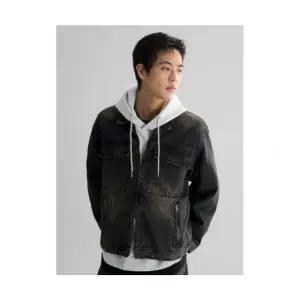 매장정품 에잇세컨즈 8SECONDS 칼라 집업 데님 아우터 네이비 456239CMDR 676094