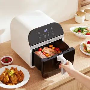 리빙웰 에어프라이어 직화오븐 상하열선 230도 생선구이 삼겹살 5.7L AF700