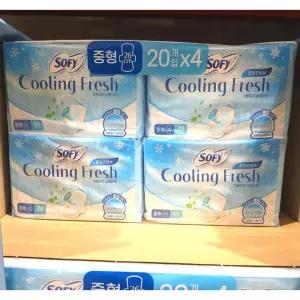 코 스트코 쏘피 쿨링 패드 중형 20개x4팩 1세트