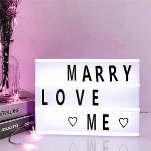 FLYY 시네마 라이트 박스 네온 사인, 숫자, 기호 LED 라이트박스 따뜻한 포함 흰색 문자,