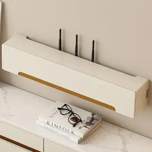 셋톱박스 정리함 무타공 벽걸이 와이파이 공유기 수납함 콘센트 전선 가리기 멀티탭 보관함