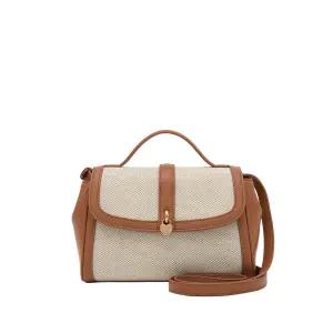 [제이에스티나] JANE 캔버스 MINI탑핸들크로스 BR (JHNEHE6BS946BR270)