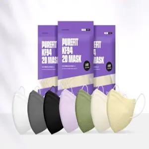 KF94마스크 2D 자외선차단 컬러마스크 대형 100매
