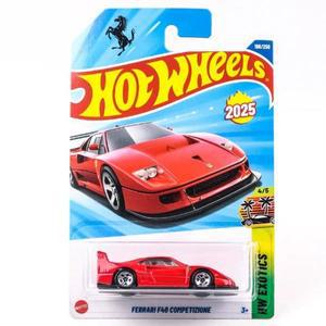 오리지널 핫휠 자동차 페라리 365 GBT4 F40 SF90 소년용 장난감 1/64 다이캐스트 차량 컴피티지오네 컬렉션