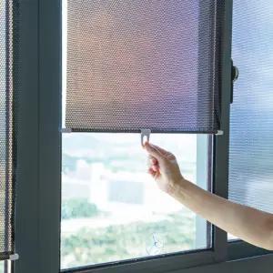 창문 누구나 줄없이 롤 햇빛 붙이는 암막 차 차단 블라인드 커튼
