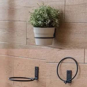 접이식 벽걸이 화분걸이 브라켓 (소) 내경 10cm 접이식 벽걸이 화분걸이