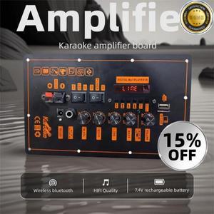 Woopker 7.4V 12V 앰프 보드 40W 스피커 블루투스 AUX 녹음 지원 홈 시어터 DIY 자동차 및 가정용