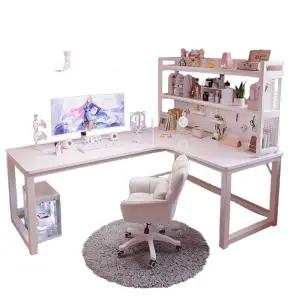 침실서 타공판서랍 학생재택근무 다용도 컴퓨터책상 수납선반 책상 컴퓨터 수납