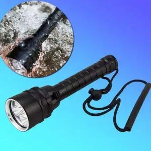 랜턴 방수 수중 해루질 휴대용 잠수 led 고성능 손전등 방수손전등