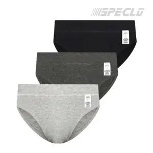 [트라이]스페클로 남성 면스판 삼각팬티 엘빈 브리프 SMPDF-580 3매입 세트