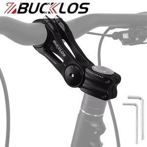 호환 BUCKLOS MTB 핸들바 스템 3D 단조 알루미늄 합금 31.8mm 자전거 90/110/145mm ±80  조절식 줄기용 부