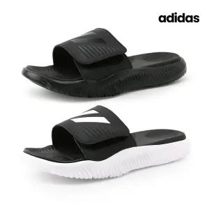 알파 리스폰스 바운스 슬라이드 슬리퍼 블랙 화이트