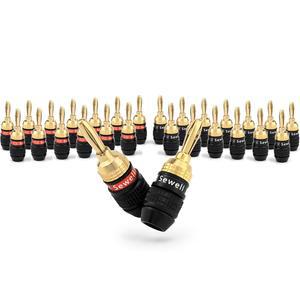 SEWELL DEADBOLT 플러그 바나나 없음 커넥트 금도금 14쌍 플러그 스피커 도구
