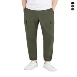 [케네스콜][케네스콜]남)나일론스판 풀밴딩 테이퍼드 카고조거 (EKTMCNJ120P)