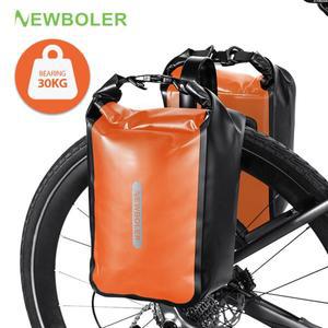 NEWBOLER 자전거 패니어 가방 10L 방수 사이드 알루미늄 합금 짐 운반 바이크패킹