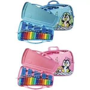 영창 실로폰 블루 YX-27KB (16개입) 초보자용 음계 유아악기 악기선물