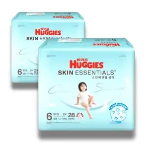 하기스 2026 스킨에센셜 썸머 팬티 6단계 28매 2팩