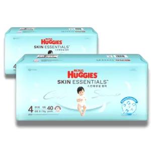 하기스 2026 스킨에센셜 썸머 팬티 4단계 40매 2팩