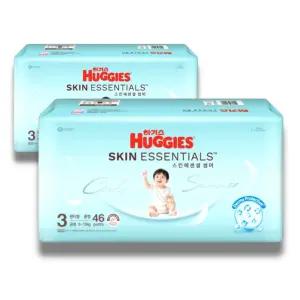 하기스 2026 스킨에센셜 썸머 팬티 3단계 46매 2팩