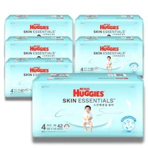 하기스 2026 스킨에센셜 썸머 밴드 4단계 42매 6팩 (대용량)